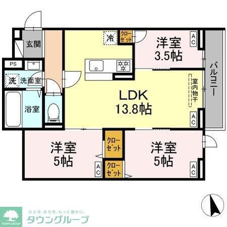セレスティア下石神井の物件間取画像